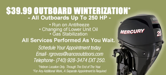 Get Your Boat Winterized At Vance Outdoors