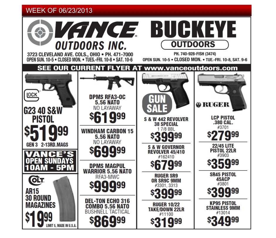 Weekly Sales Insert