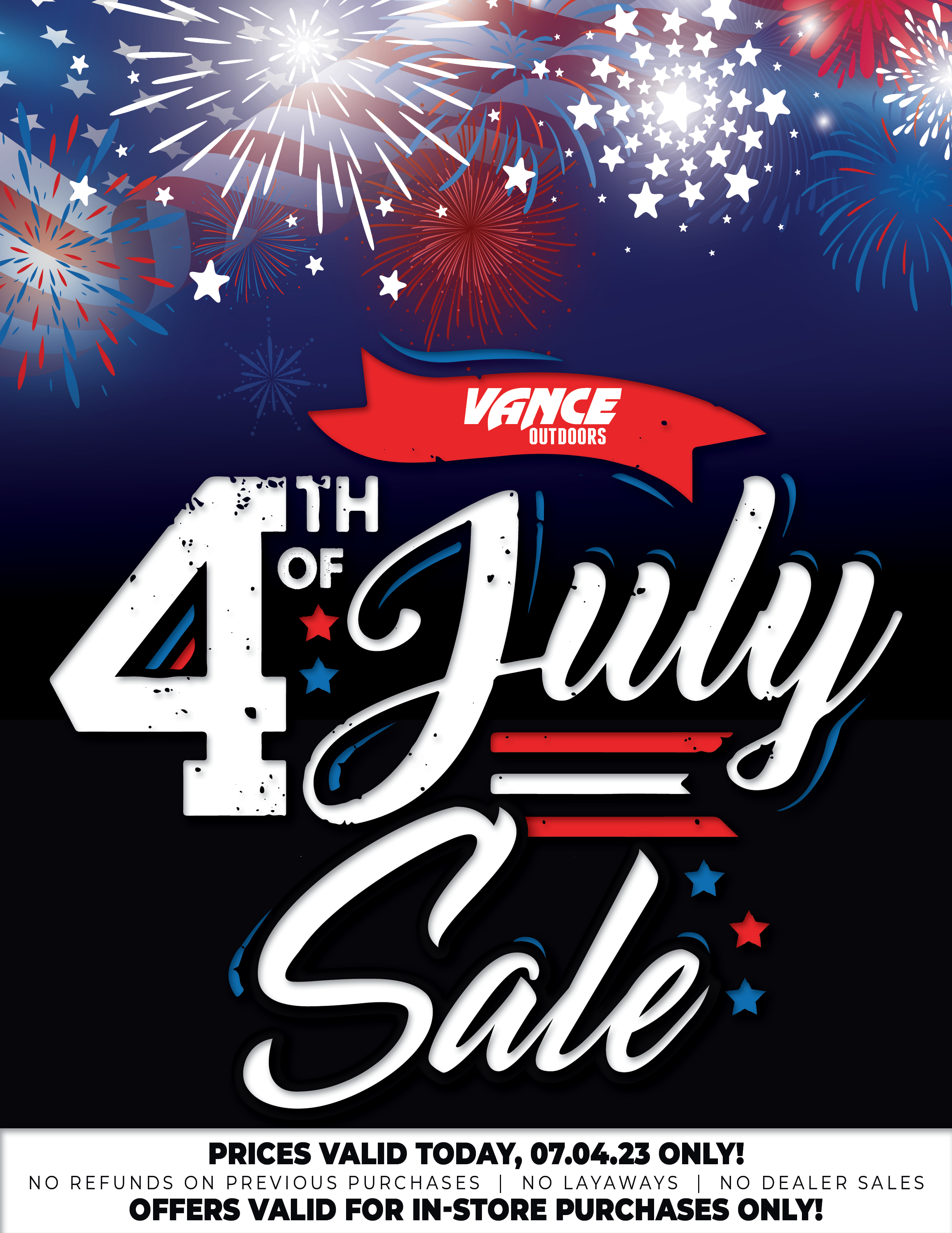 Fourth of July Sale on firearms, ammo and accessories