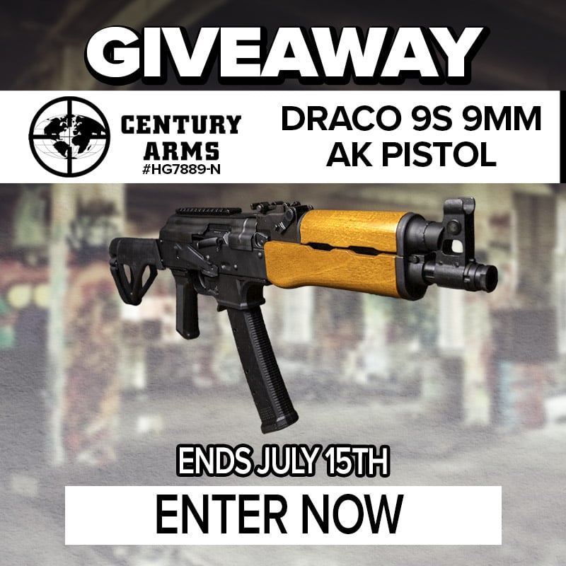 Century Arms Draco 9s 9MM AK-Style Pistol w/Brace