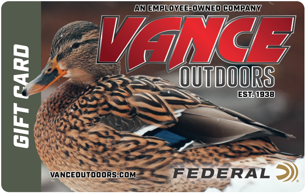 Vance Outdoors 2025 Holiday Gift Card
