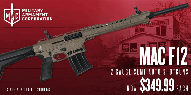 MAC F12 12 GA Shotguns - MF