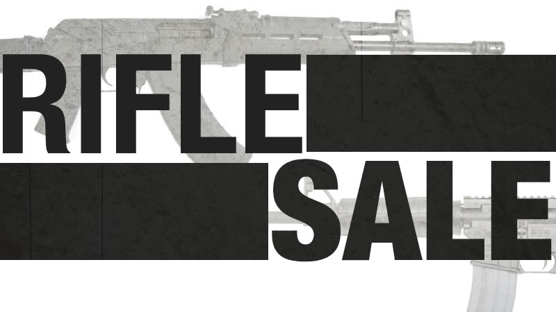 Special: AR15 and AK-47 Rifle Sale