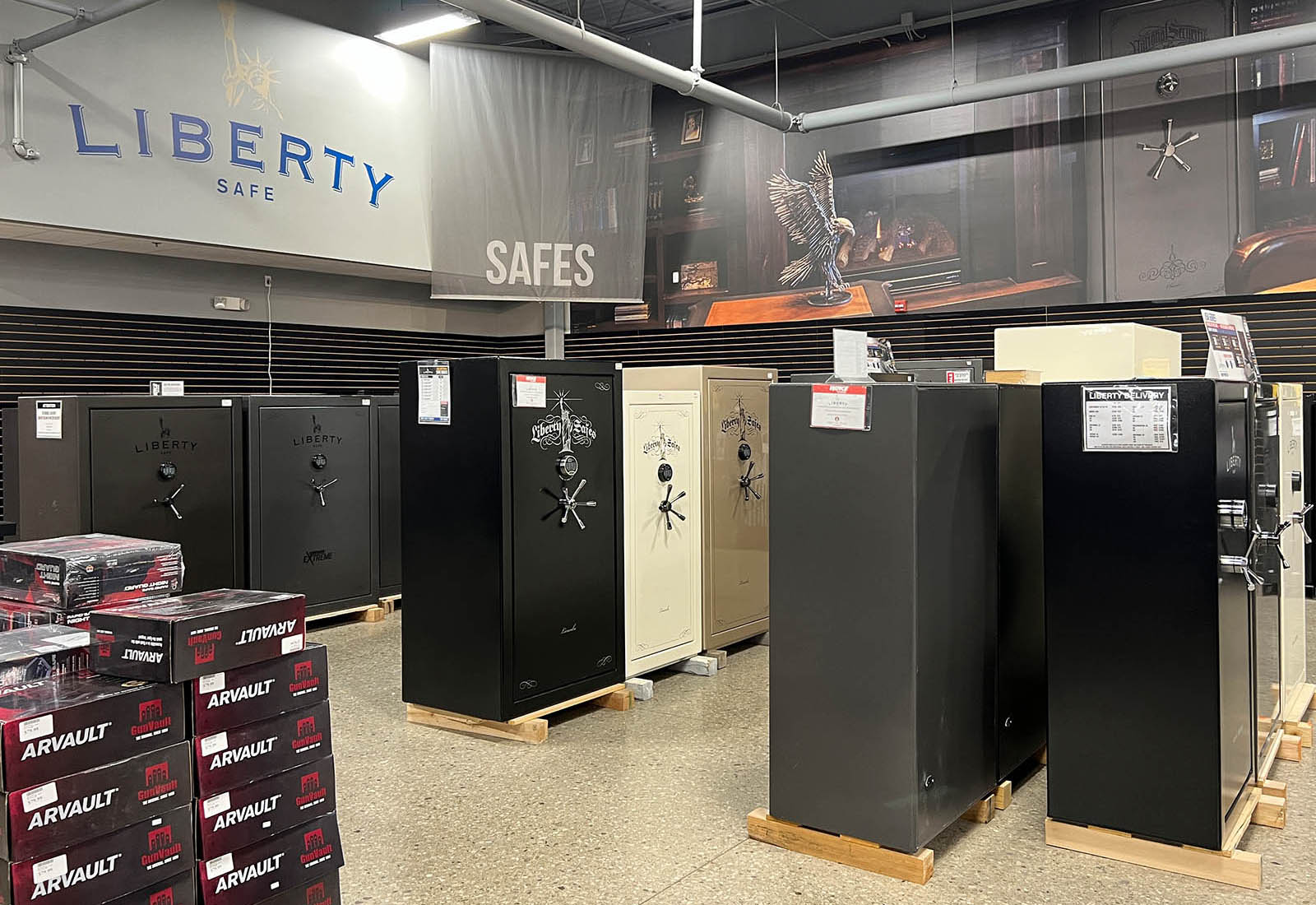 Liberty Safes at Vance Outdoors