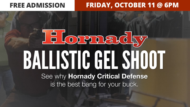 Hornady Ballistic Gel Shoot