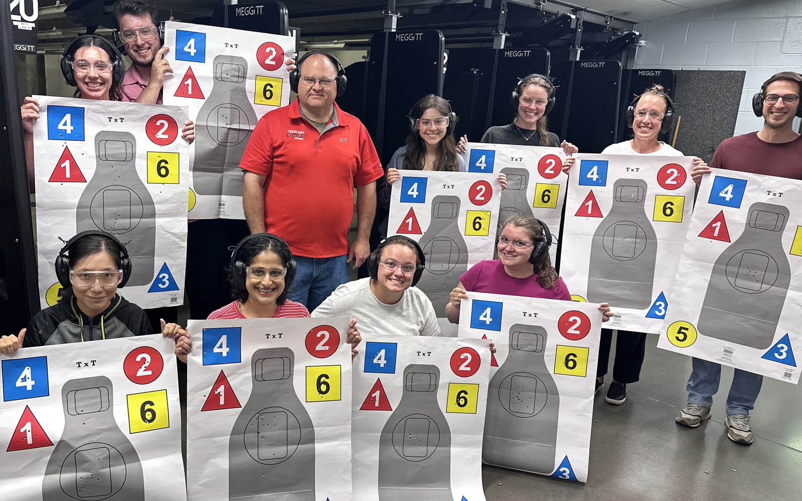 Group event at the shooting range