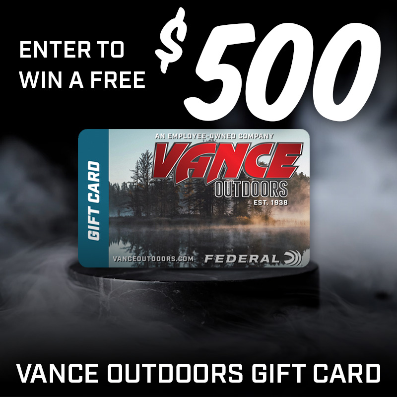 Enter to win a 500 Vance's Gift Card Vance Outdoors